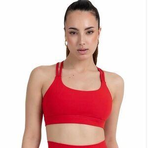 Fabletics Yitty Women's UltraLuxe Strappy Medium Impact Bra XS NWOT